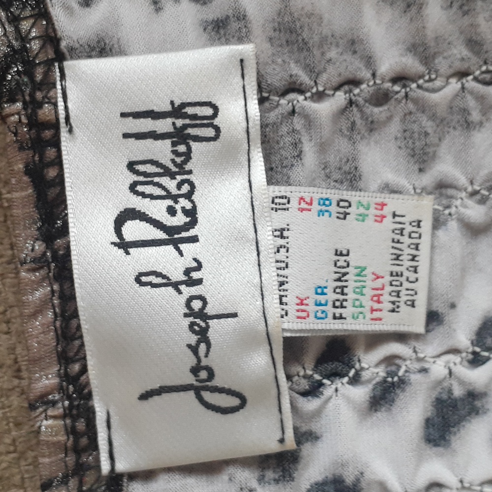 Joseph Ribkoff Monochrome Patterned Dress - Picture 7 of 10